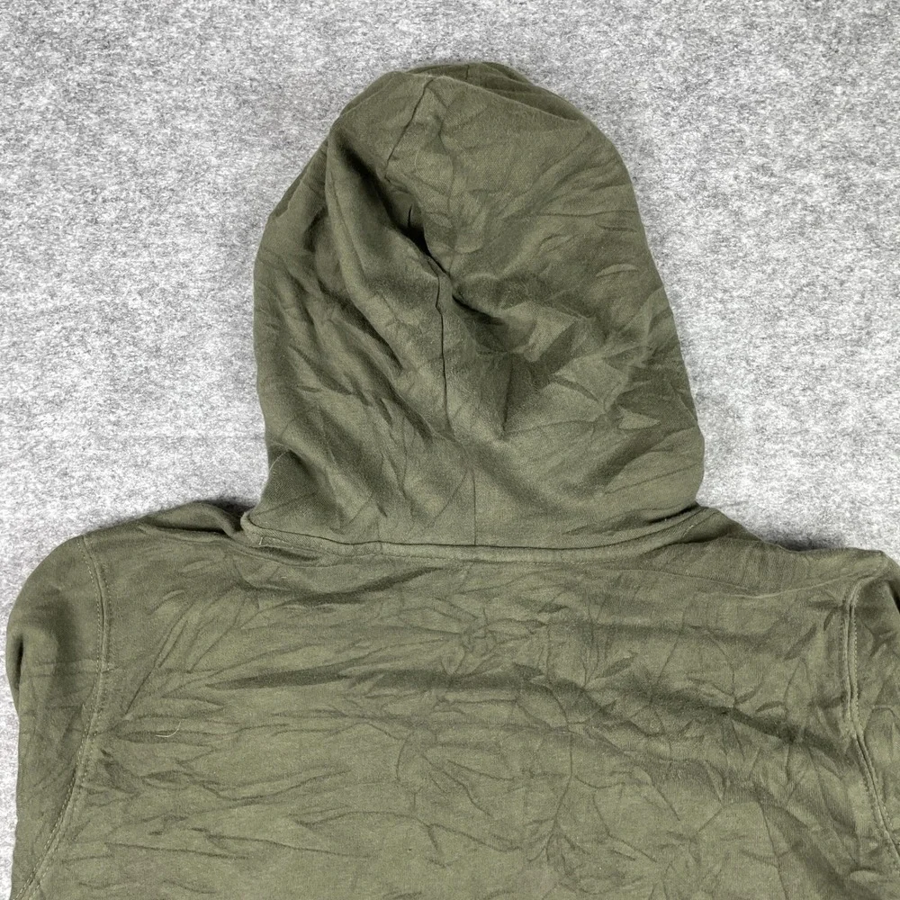 The North Face Hoodie Mens M Green Bear Yosemite Pullover Fleece Sweatshirt